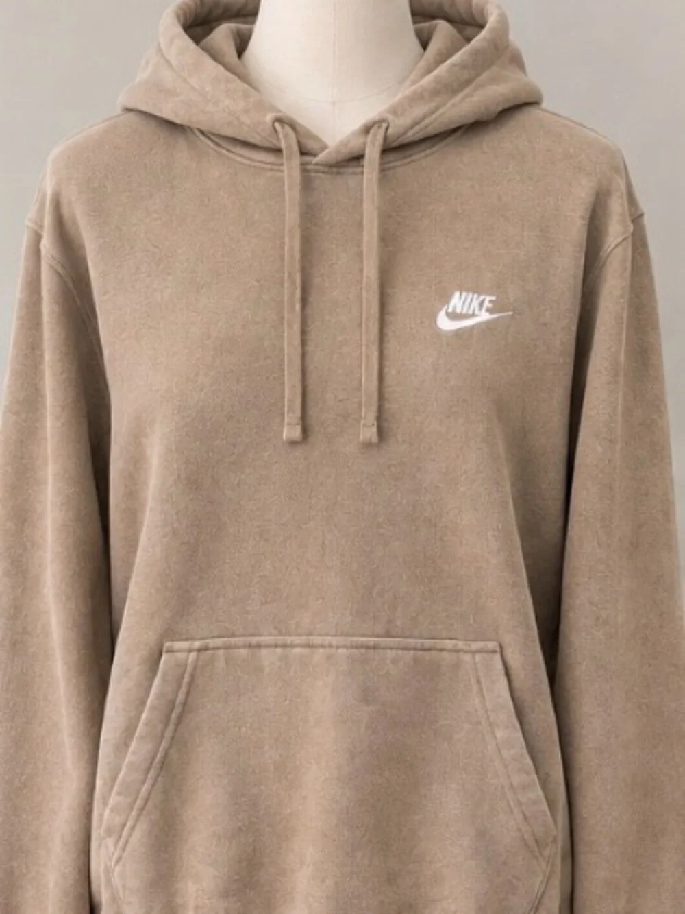 Nike Crewneck Hoodie in Taupe